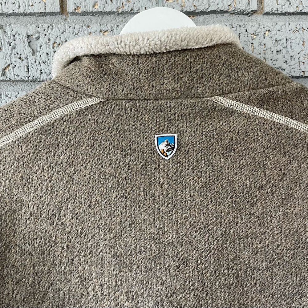 Kuhl Europa 1/4 Zip Pullover Oatmeal Tan Size Large - Picture 7 of 7